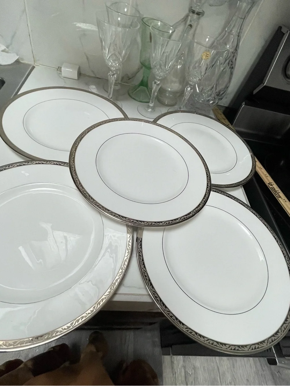 5 Lenox ~ Landmark Platinum Millennium Edition ~ Dinner Plate ~